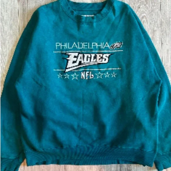 Philadelphia eagles vintage CREW NECK - Picture 1 of 3